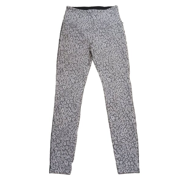 NEW‎ Lyssé Jacquard Leggings High Waisted Sculpting Fit, Charcoal Tabby, Size S - Picture 5 of 14